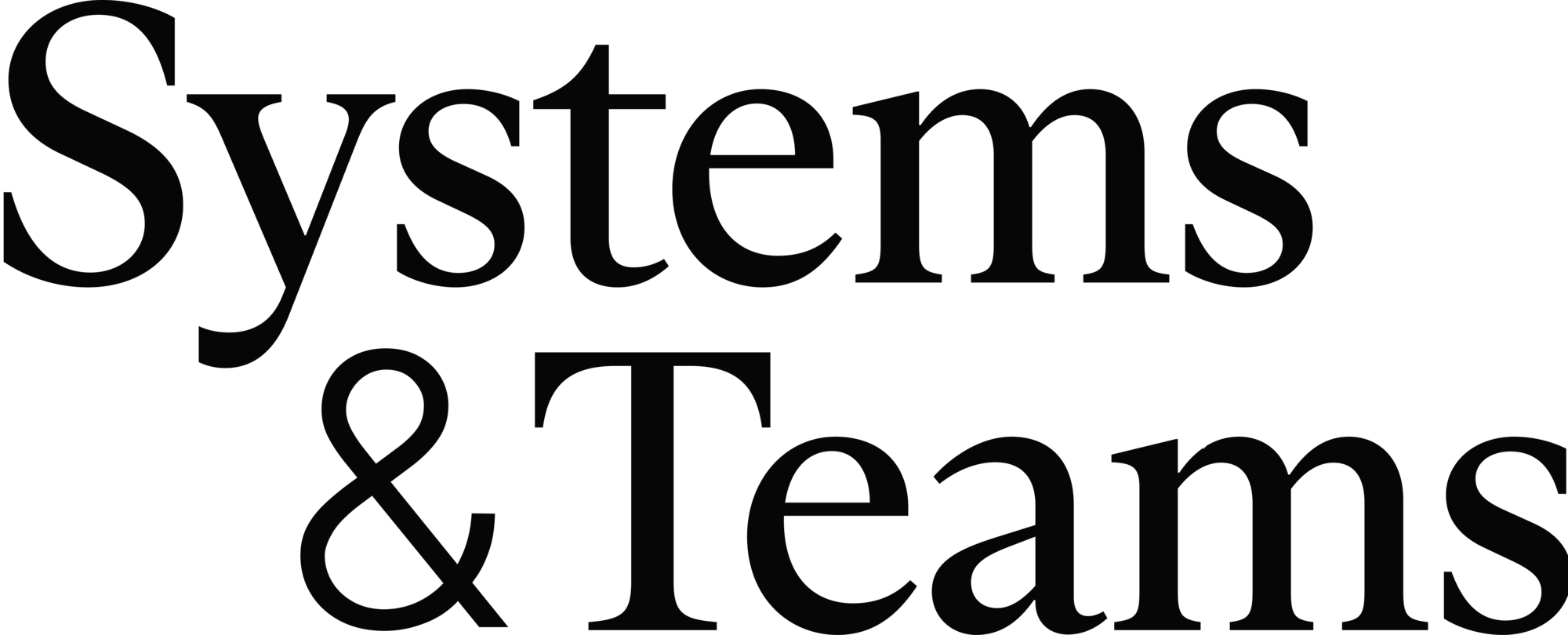 Systems and Teams
